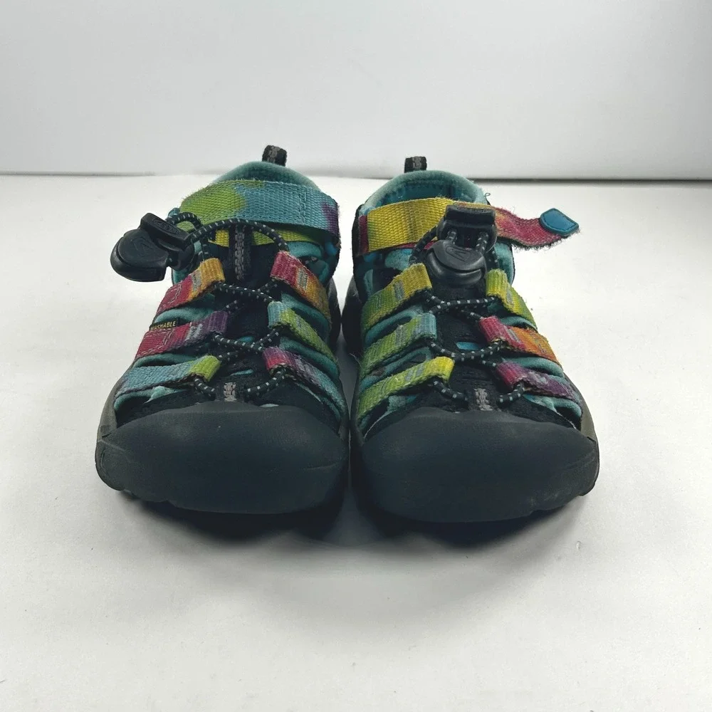 Keen Newport H2 Kids 10 Rainbow Tie Dye Water Sandals 1018447